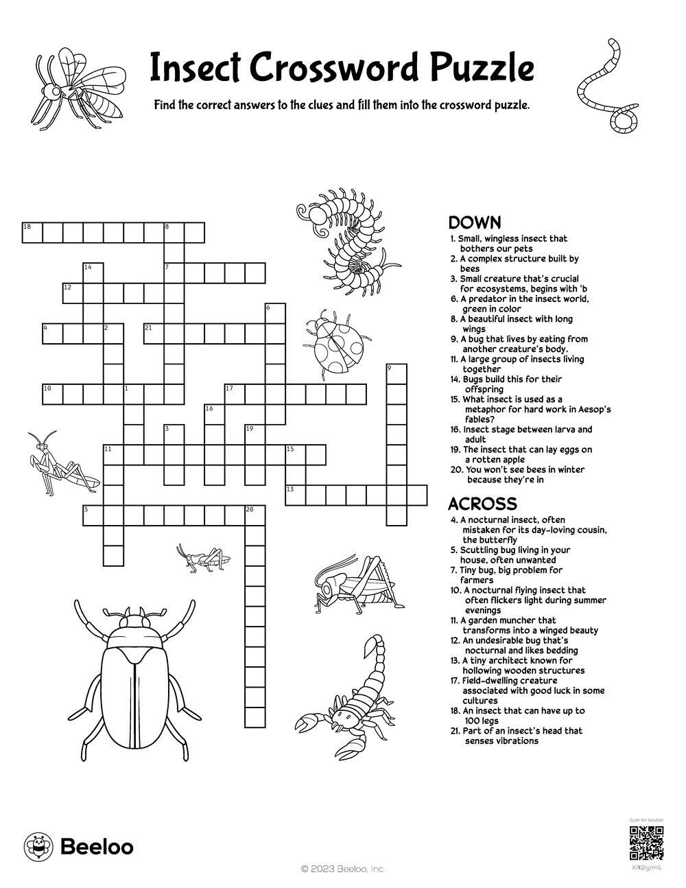 Insect Stage Crossword Clue