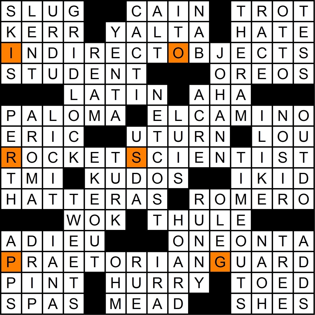 record holder crossword