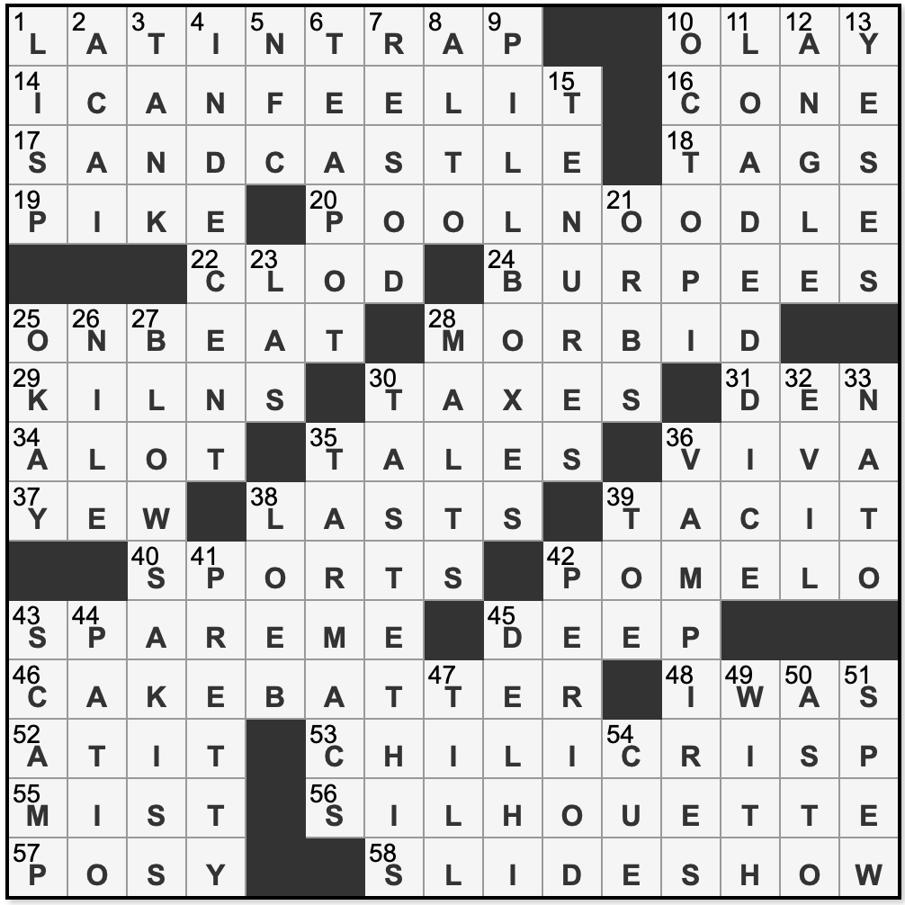 L A Times Crossword Corner Saturday December 21 2024 Stacey Yaruss McCullough Matthew Stock