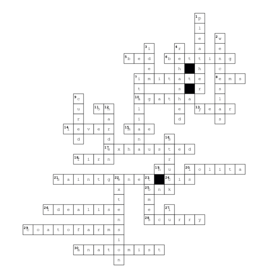 La Piccioletta Barca Translating The Oulipo Georges Perec And Les Mots Crois s By Maggie Vlietstra