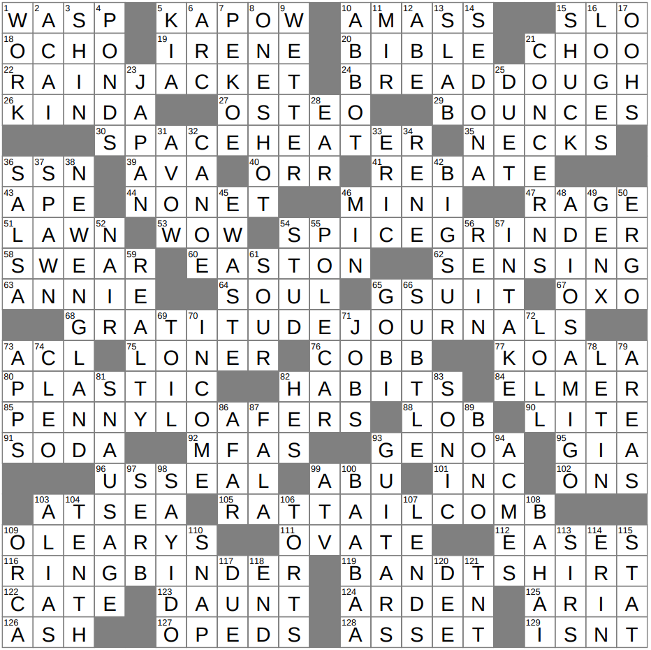 Red Velvet Leader Crossword