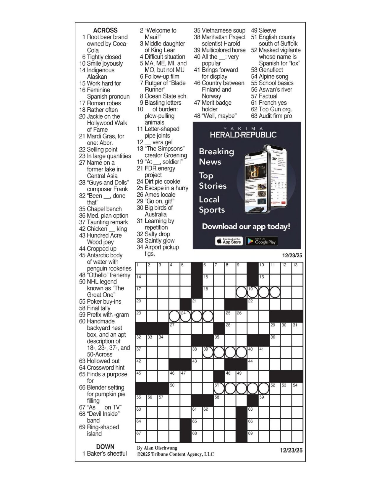 root beer brand crossword
