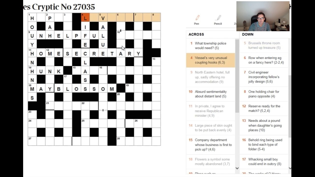 Putting Up With Crossword
