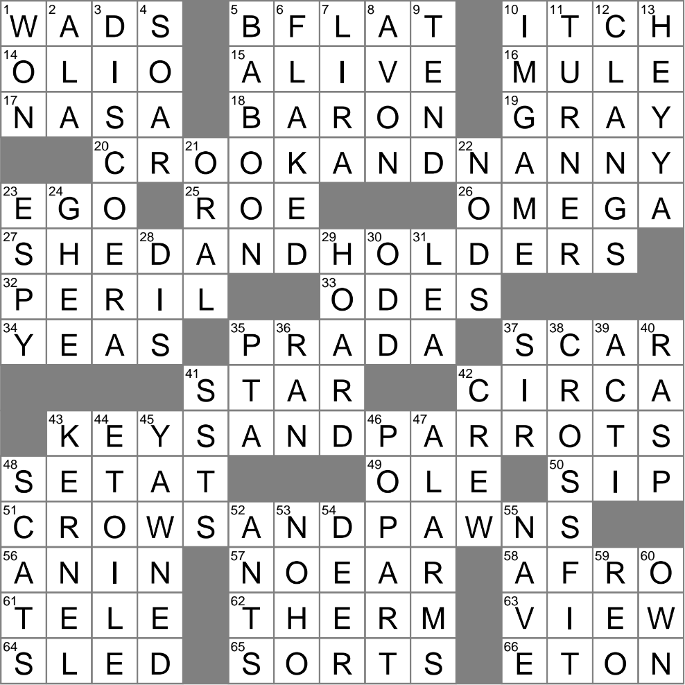 prima ballerina crossword