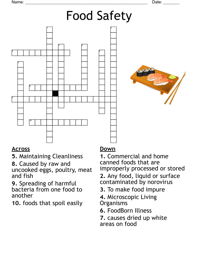 food fishes crossword