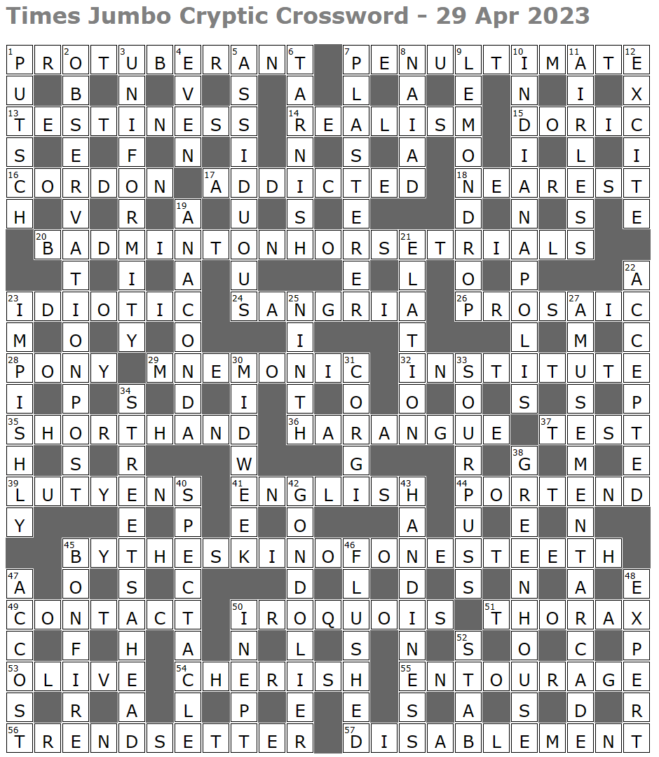 Lucian Poll s Web Ramblings Page 10 Mind twisting Horror Is It I Have Just The Thing Also Crosswords 