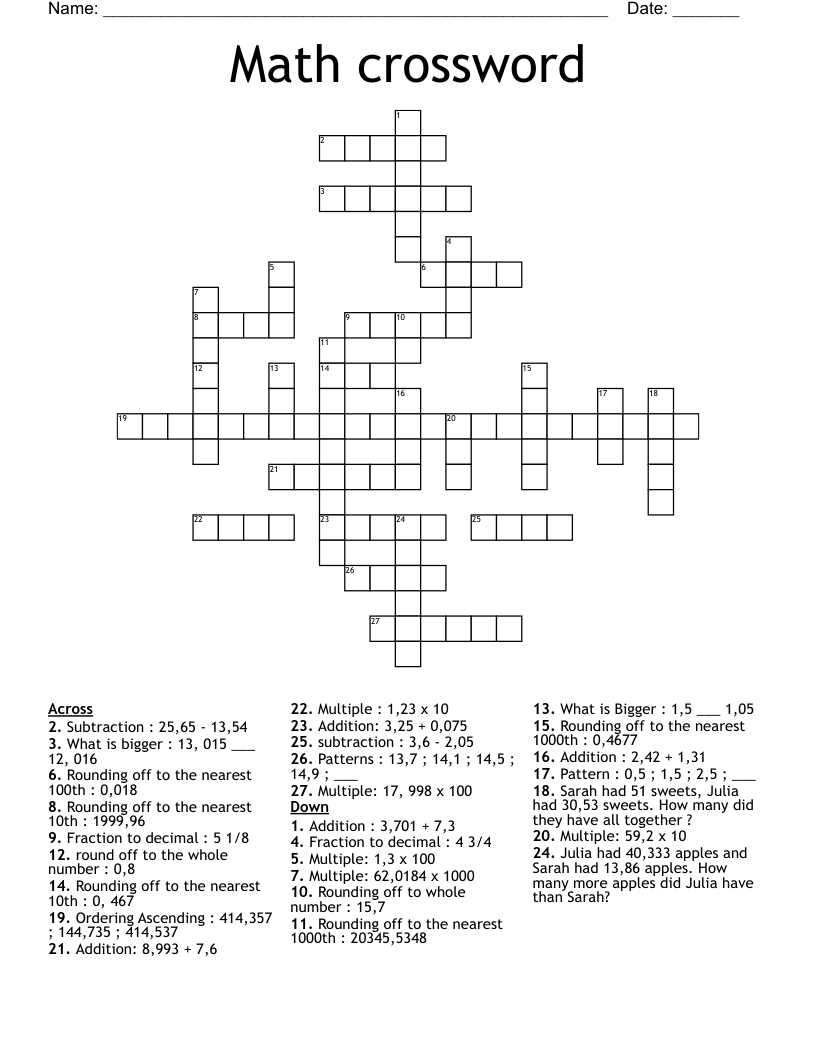 all together crossword