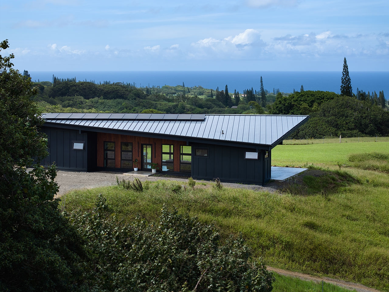 sloped roof homes crossword