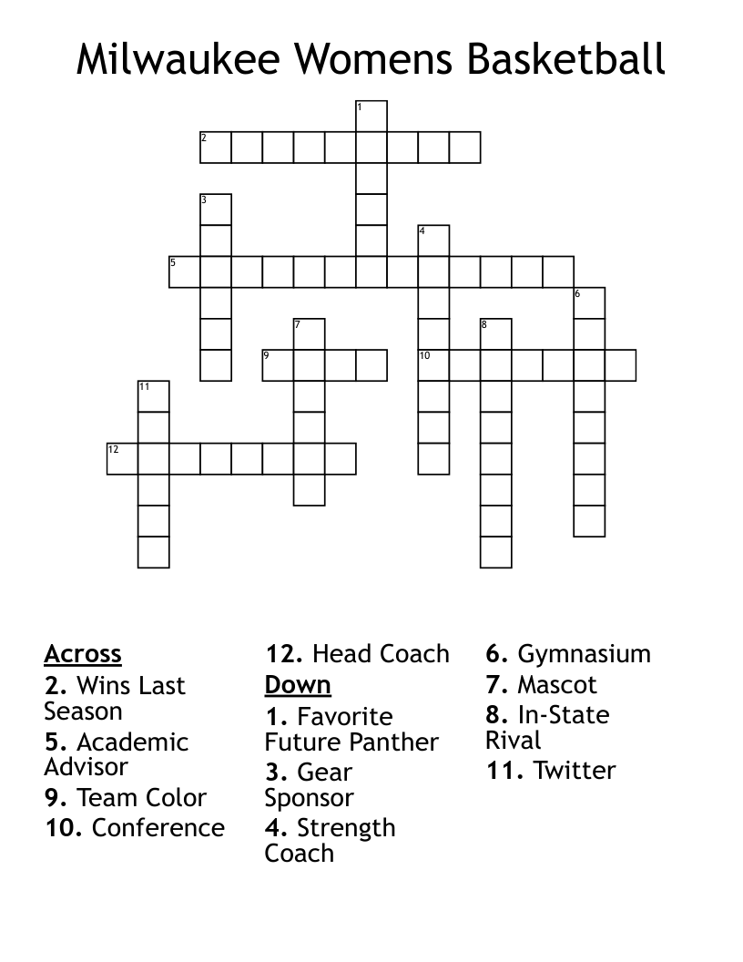 Milwaukee Rival Crossword