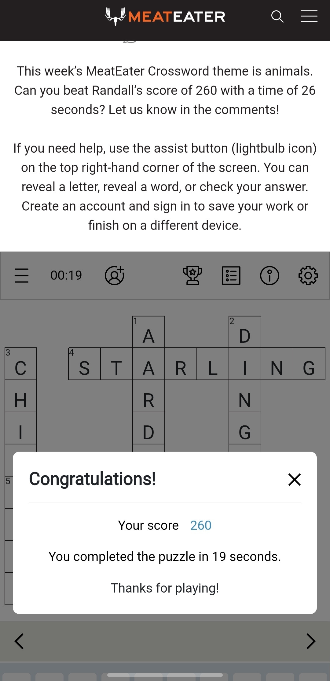 Mini Animals Vol 8 MeatEater Crossword Mini Animals Vol 8 MeatEater Crossword