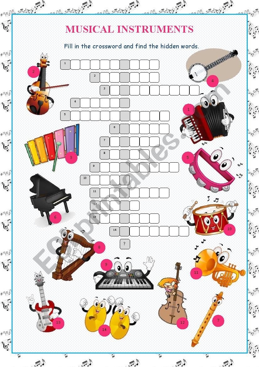string instruments crossword