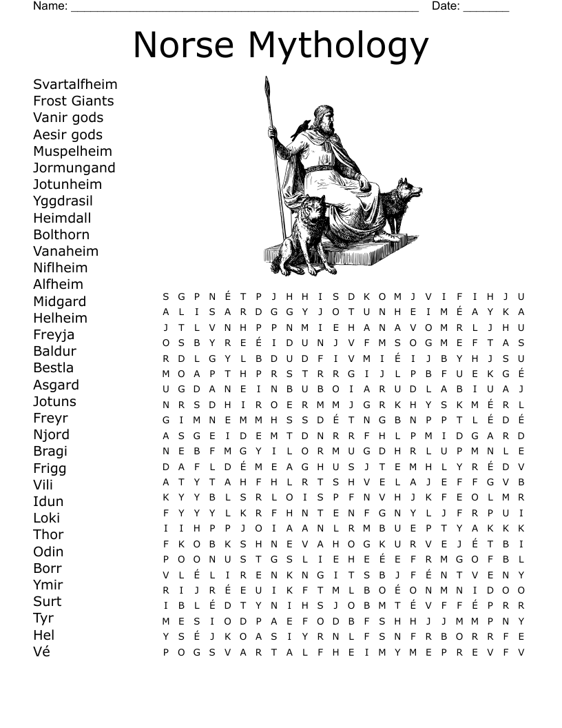 Norse Pantheon Crossword
