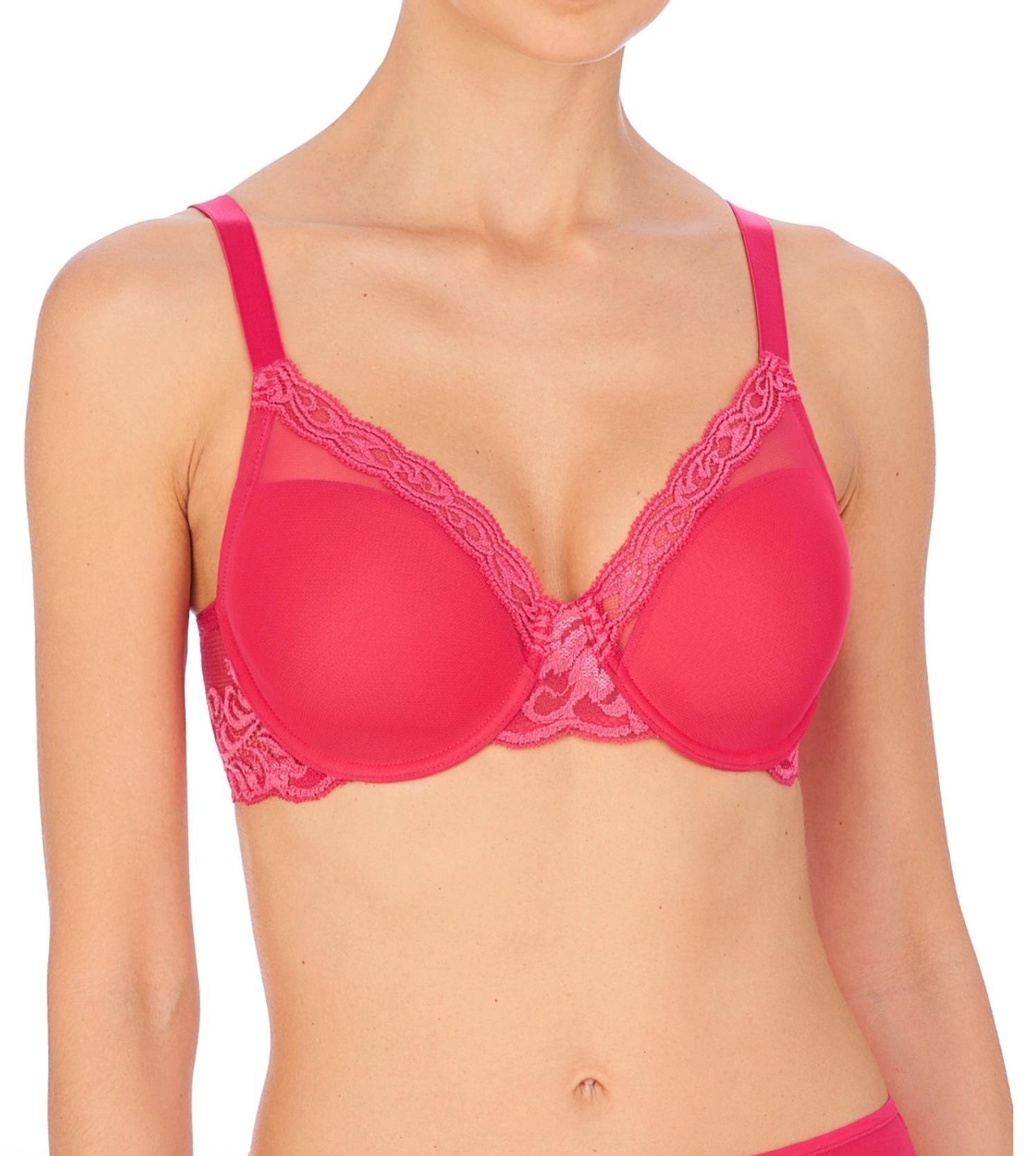 Natori Feathers Full Figure Contour Underwire Bra In Red Lyst