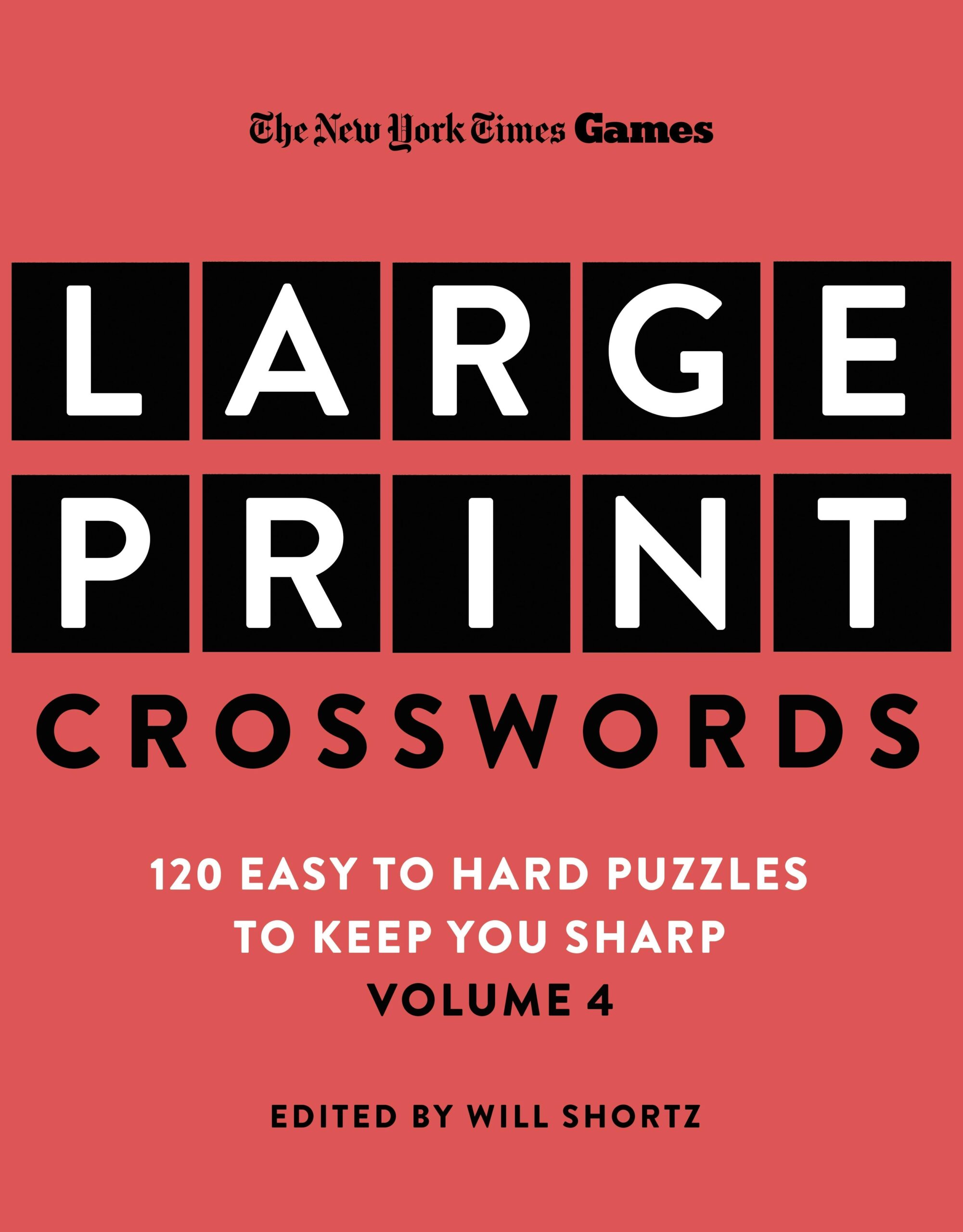 New York Times Games Large Print Crosswords Volume 4