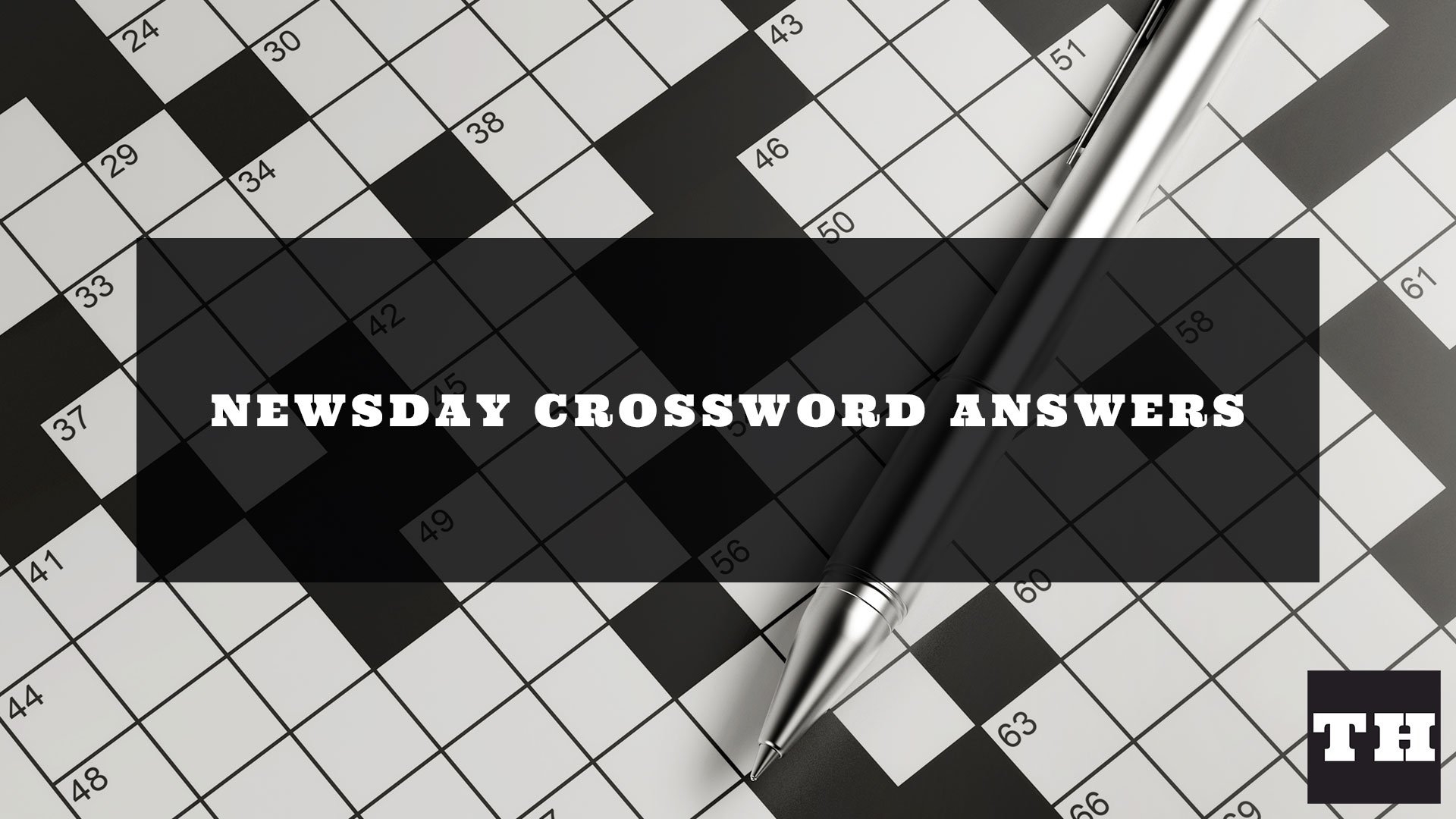 Newsday Crossword Solution Today