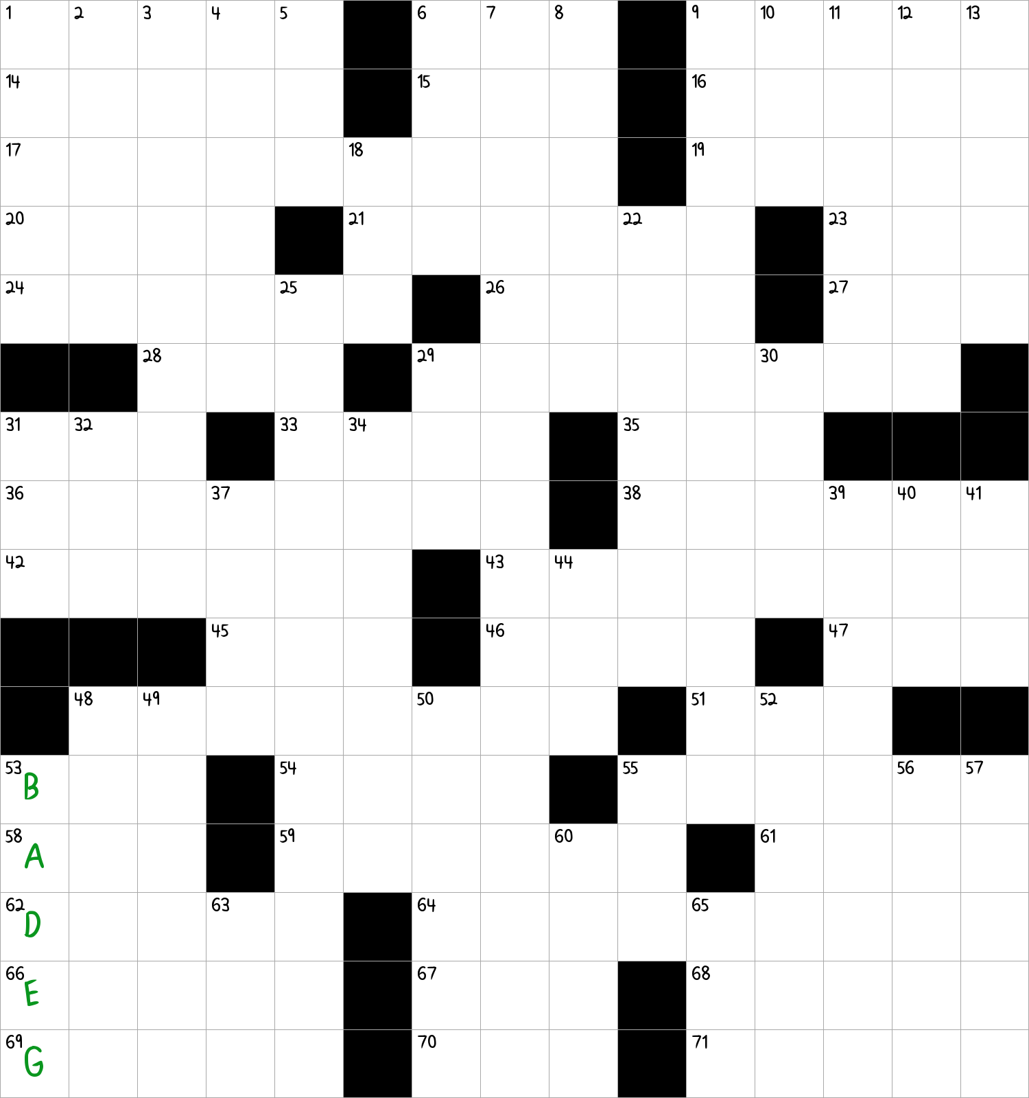 No Goodnik Crossword