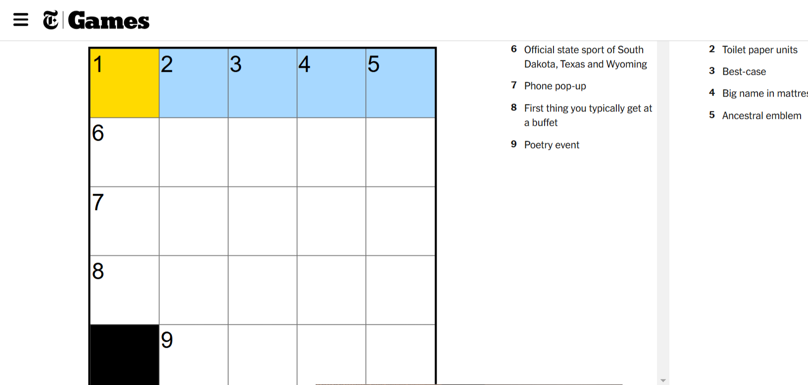 NYT Mini Crossword Answers Today For Friday December 6 2024 NYT Mini Crossword Answers Today For Friday December 6 2024