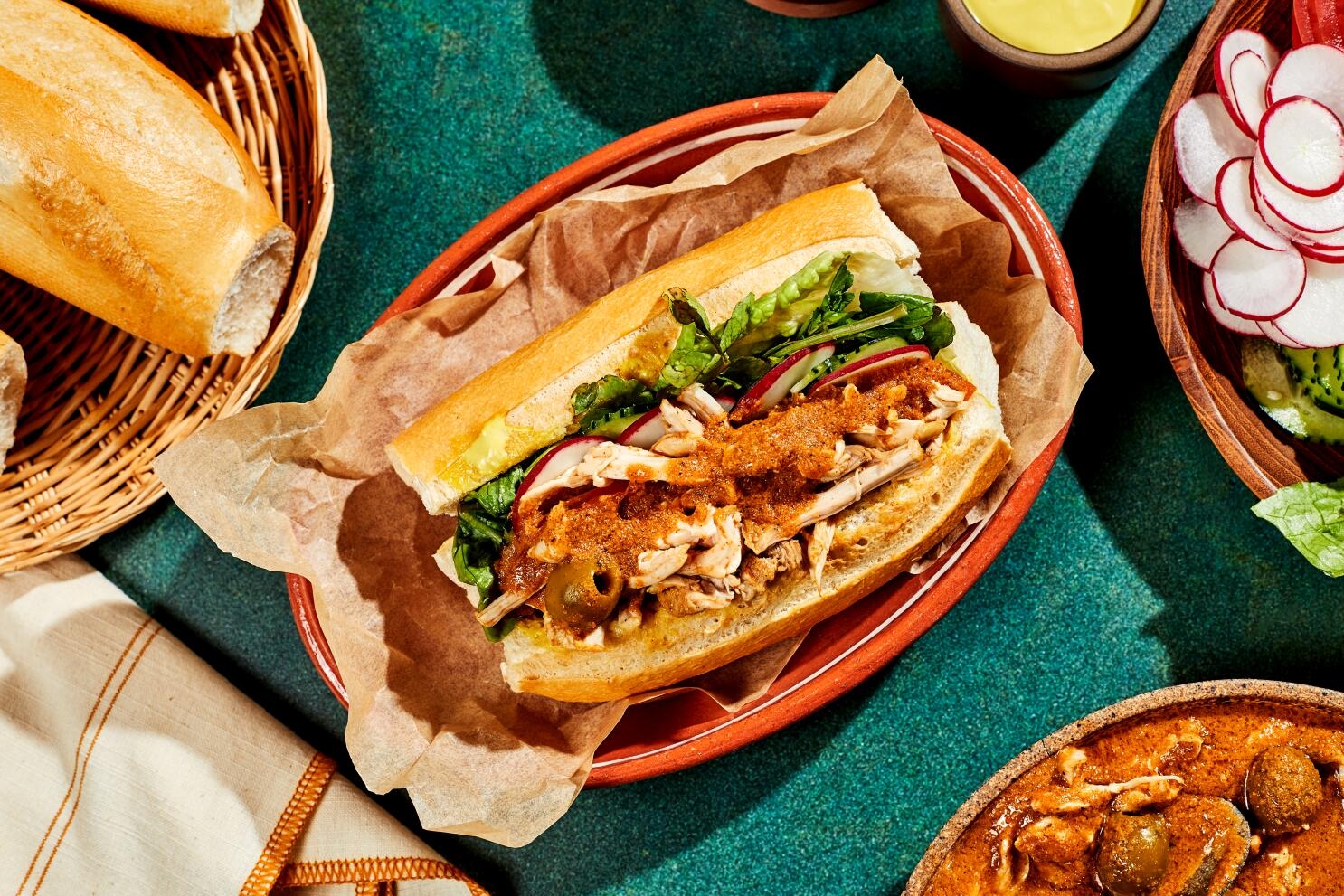 mexican sandwich crossword