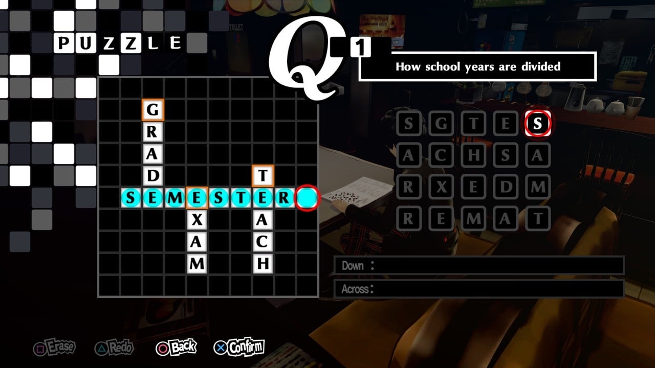 Persona 5 Royal Crossword