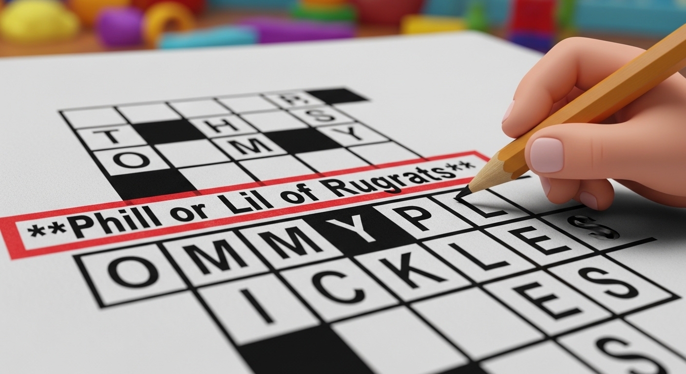 Phil Or Lil Of Rugrats Crossword Solve The Clue Among The Beloved Cartoon Twins