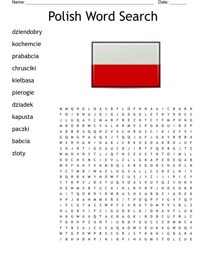 polish language crossword