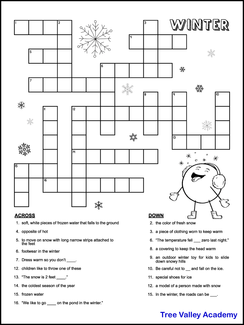 Easy Crosswords Printable