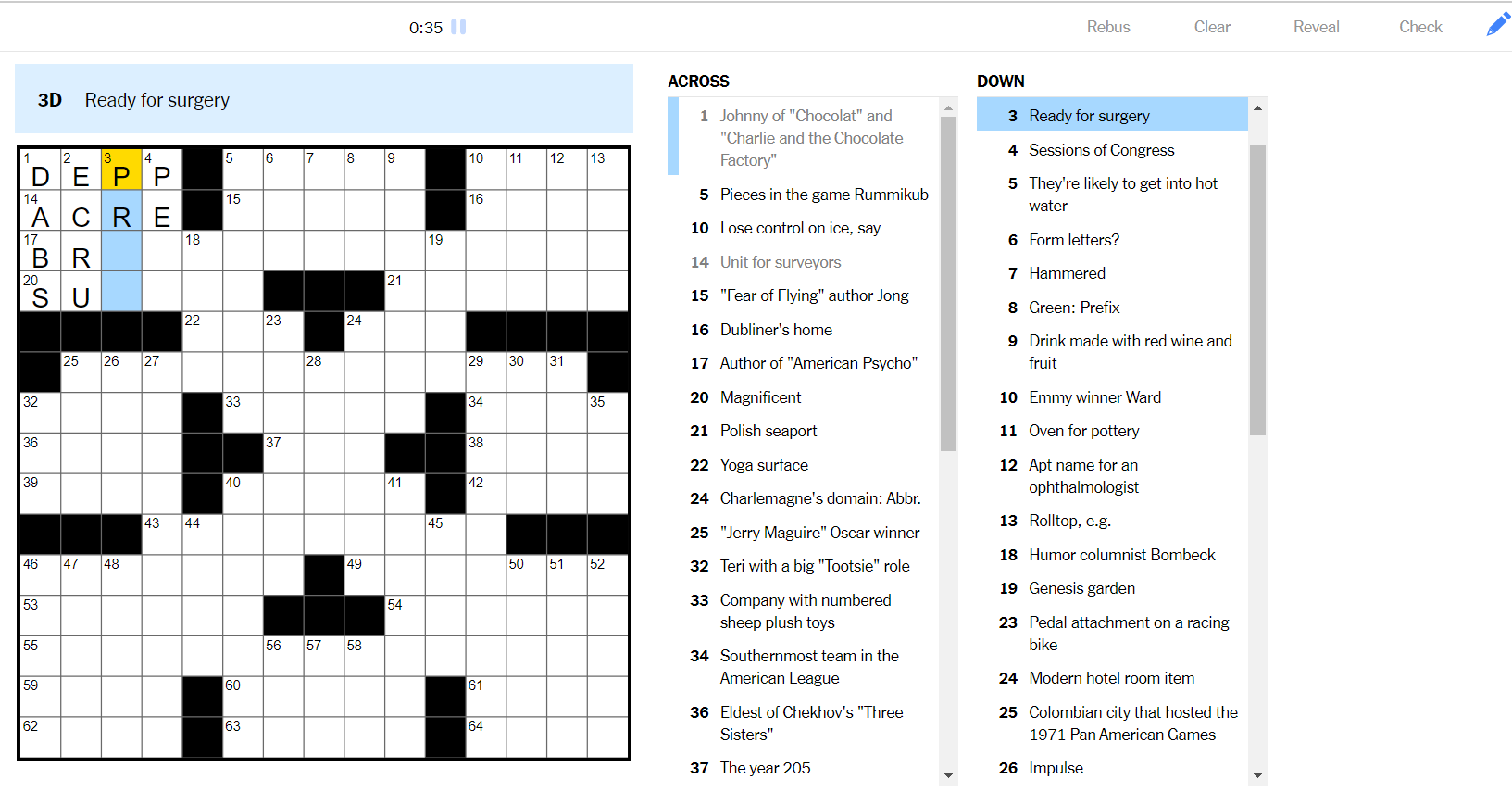 Product Design Reflection NYT Crossword Puzzle App By Flip Frisch Medium
