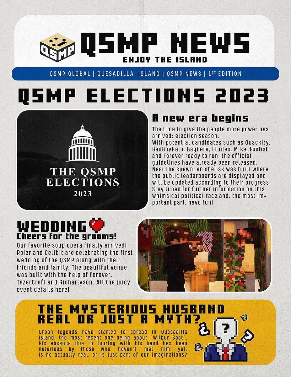 QSMP Newsletters QSMP Wiki