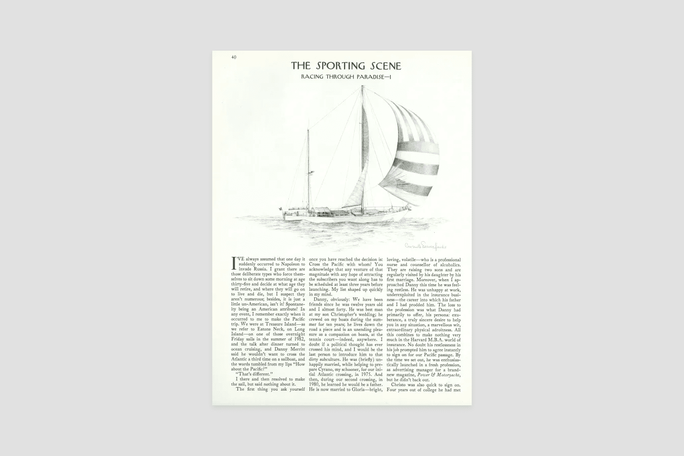 Racing Through Paradise I The New Yorker