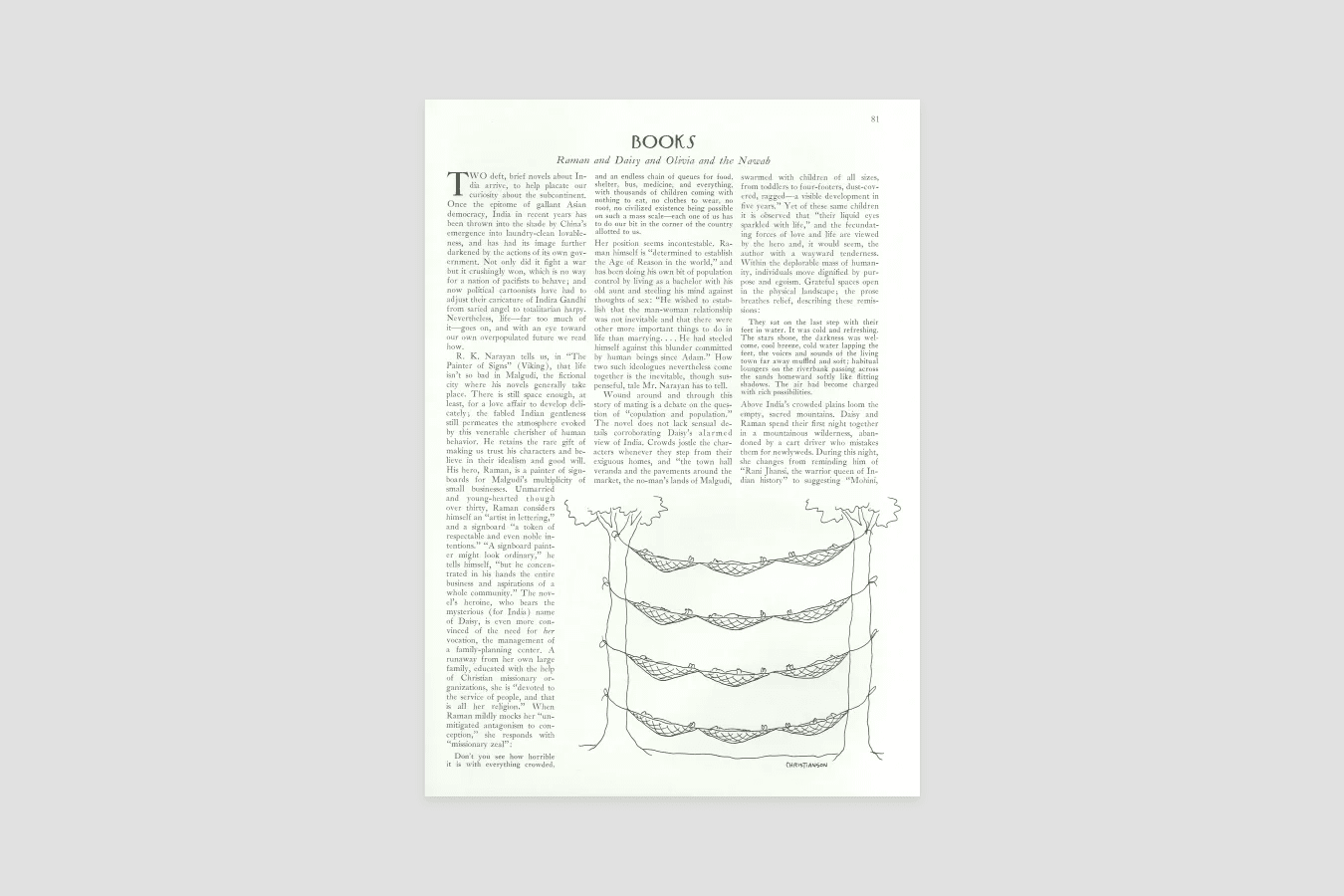 Raman And Daisy And Olivia And The Nawab The New Yorker