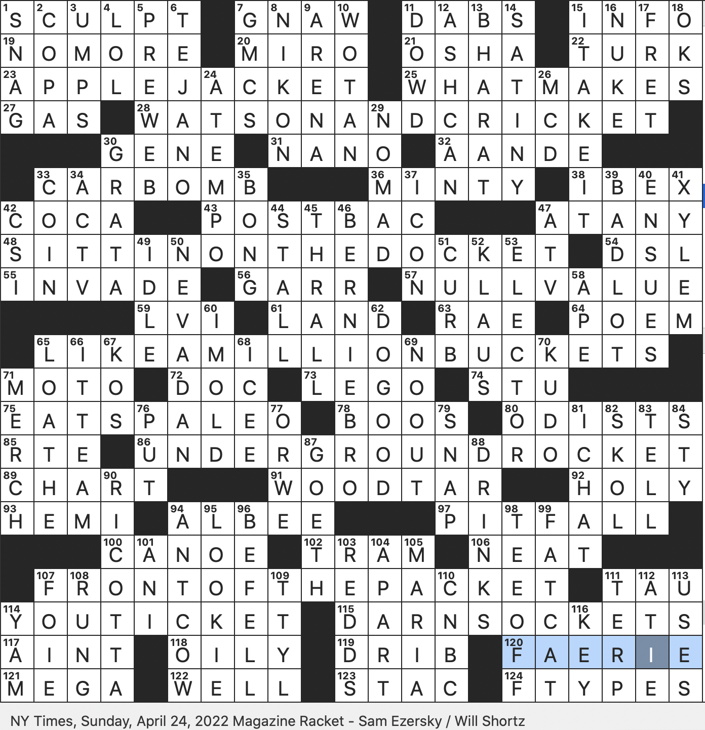 Bygone Digital Encyclopedia Crossword