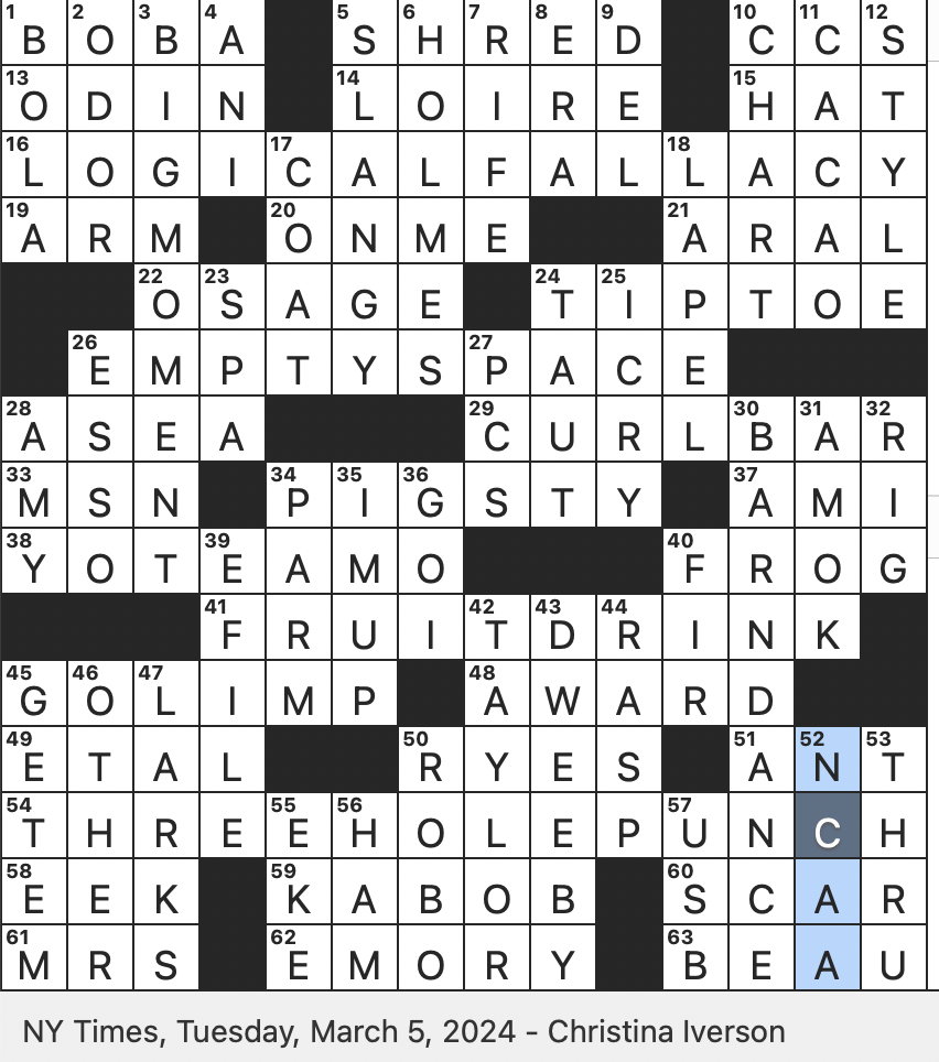 what a load of junk crossword