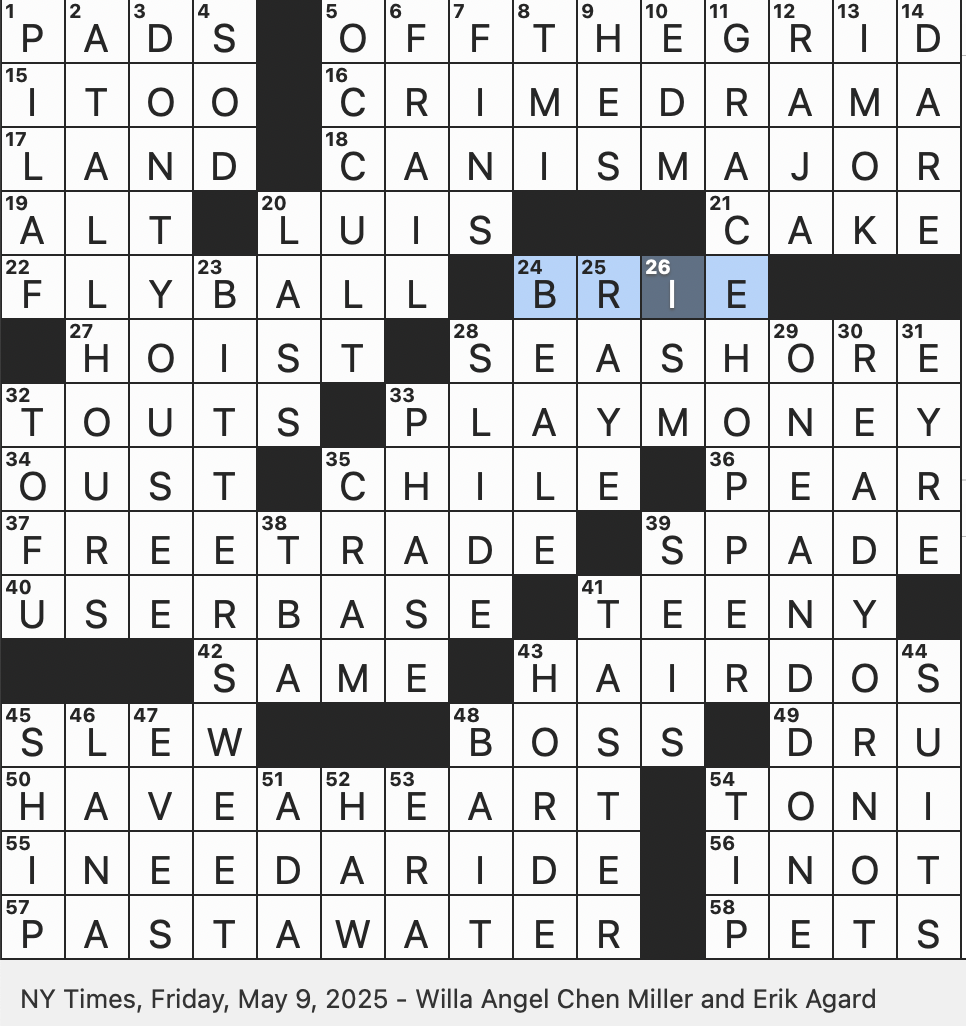 Rex Parker Does The NYT Crossword Puzzle First rate In Slang FRI 5 9 25 Superboy s Crush Roughly 62 Of Its Claimed Territory Is In Antarctica Pioneer In Computer Science Who