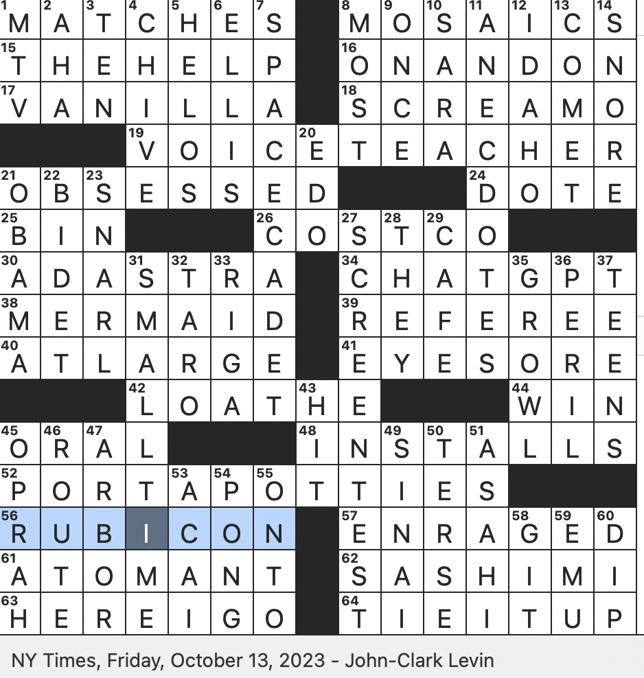 dynamite band crossword