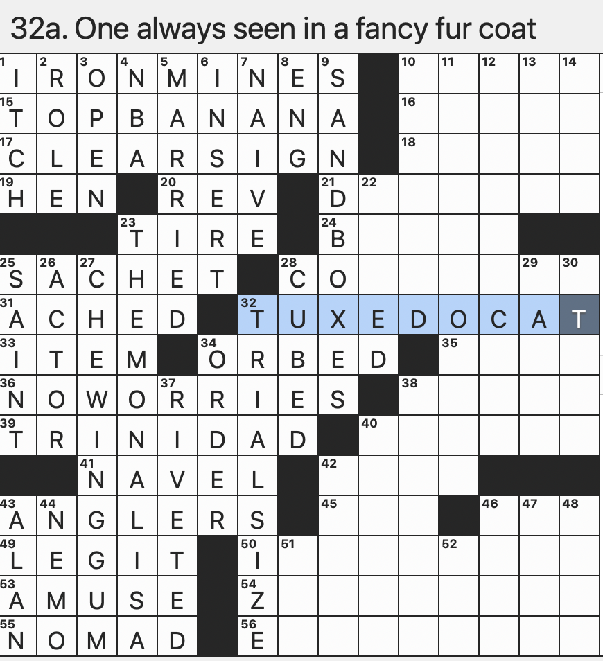 Rex Parker Does The NYT Crossword Puzzle Short Japanese Sword SAT 3 29 25 Soffritto based Sauce Where To Get Into The Nitty gritty Primary Lang Of Gambia Underground Venues For