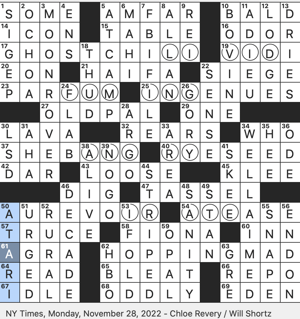 Early Hiv Med Nyt Crossword