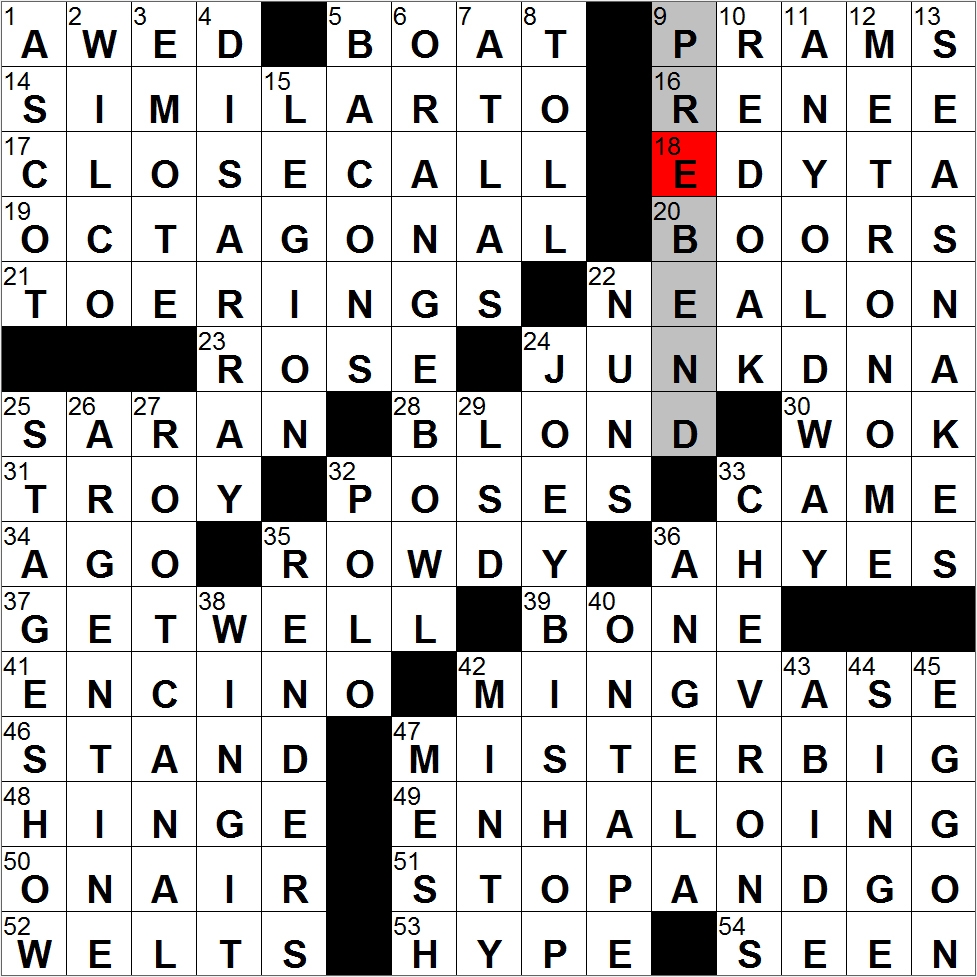 Sans Enthusiasm Crossword