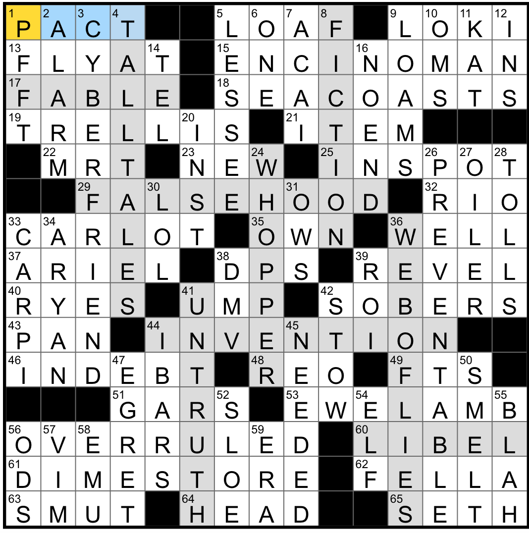 pastoral poem crossword