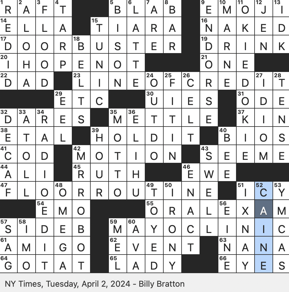 Rex Parker Does The NYT Crossword Puzzle TV Drama About Anarchist Hackers TUE 4 2 24 Dramatic Literary Device Goofy Assent That Precedes artichokie French River Where Two W W I