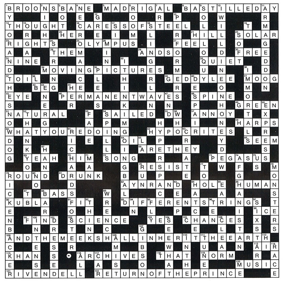 harmonizer often crossword