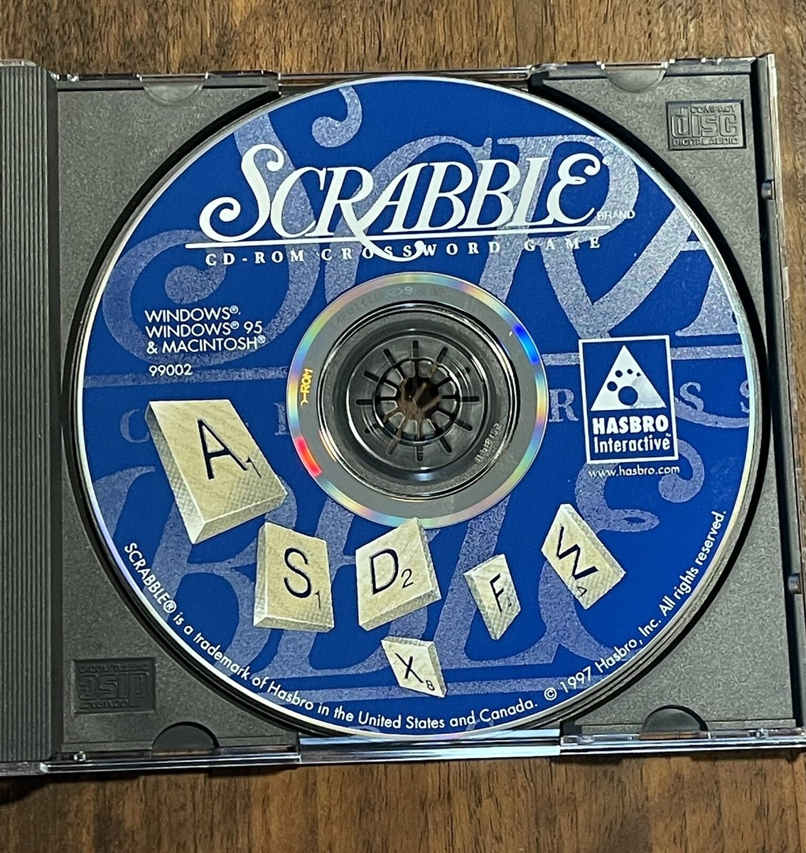 Scrabble PC CD ROM Crossword Game Hasbro 1997 Win Mac Retro PC Gaming 76930994122 EBay Scrabble PC CD ROM Crossword Game Hasbro 1997 Win Mac Retro PC Gaming 76930994122 EBay