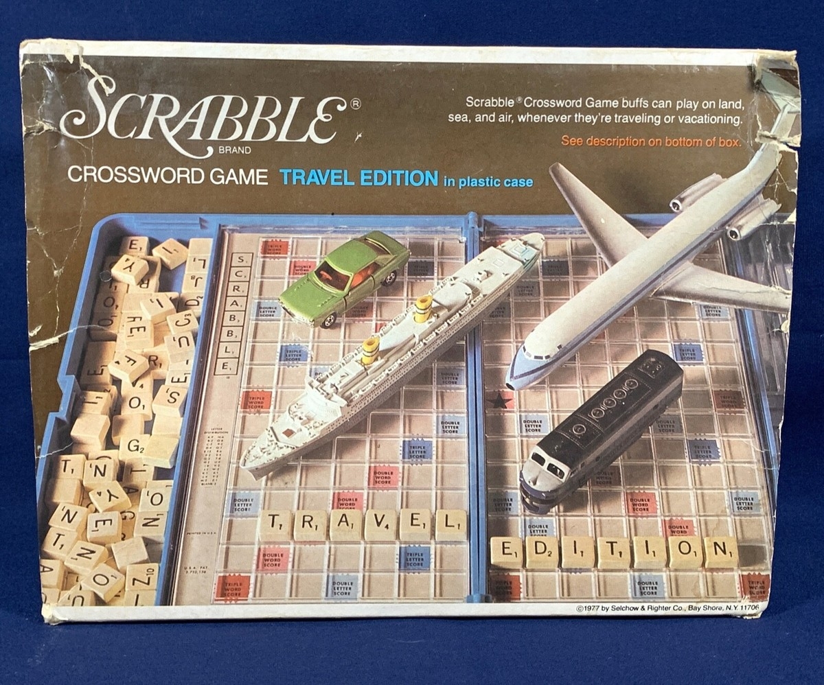 SCRABBLE TRAVEL EDITION Plastic CARRY CASE No 52 Mini Wood Tiles CROSSWORD GAME EBay SCRABBLE TRAVEL EDITION Plastic CARRY CASE No 52 Mini Wood Tiles CROSSWORD GAME EBay