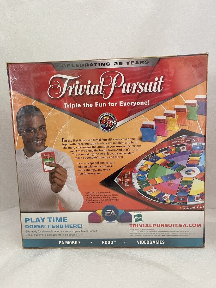 SEALED Trivial Pursuit 25th Anniversary Edition Celebrating Years Board Game EBay SEALED Trivial Pursuit 25th Anniversary Edition Celebrating Years Board Game EBay