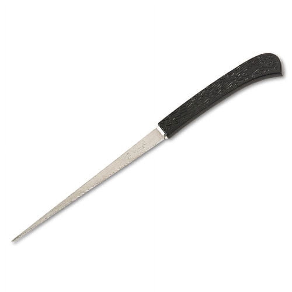 Serrated Blade Hand Letter Opener 8 Black Bundle Of 10 Each Walmart