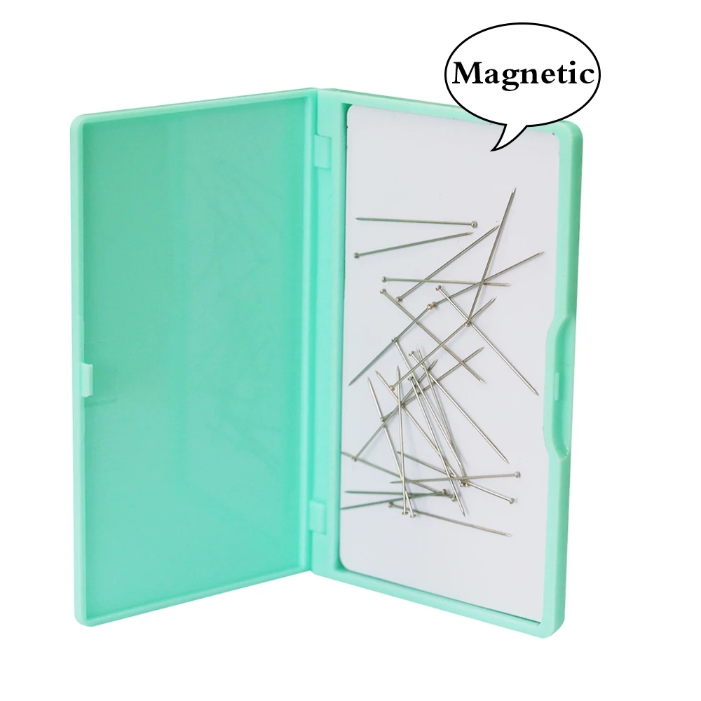 Sewing Needle Storage 2Pcs Magnetic Needle Case With 20 Sewing Needles Portable Travel Pin Box For Home Sewing Crafts Crossword Clue