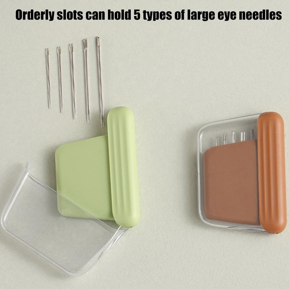 Sewing Needle Storage 2Pcs Magnetic Needle Case With 20 Sewing Needles Portable Travel Pin Box For Home Sewing Crafts Crossword Clue