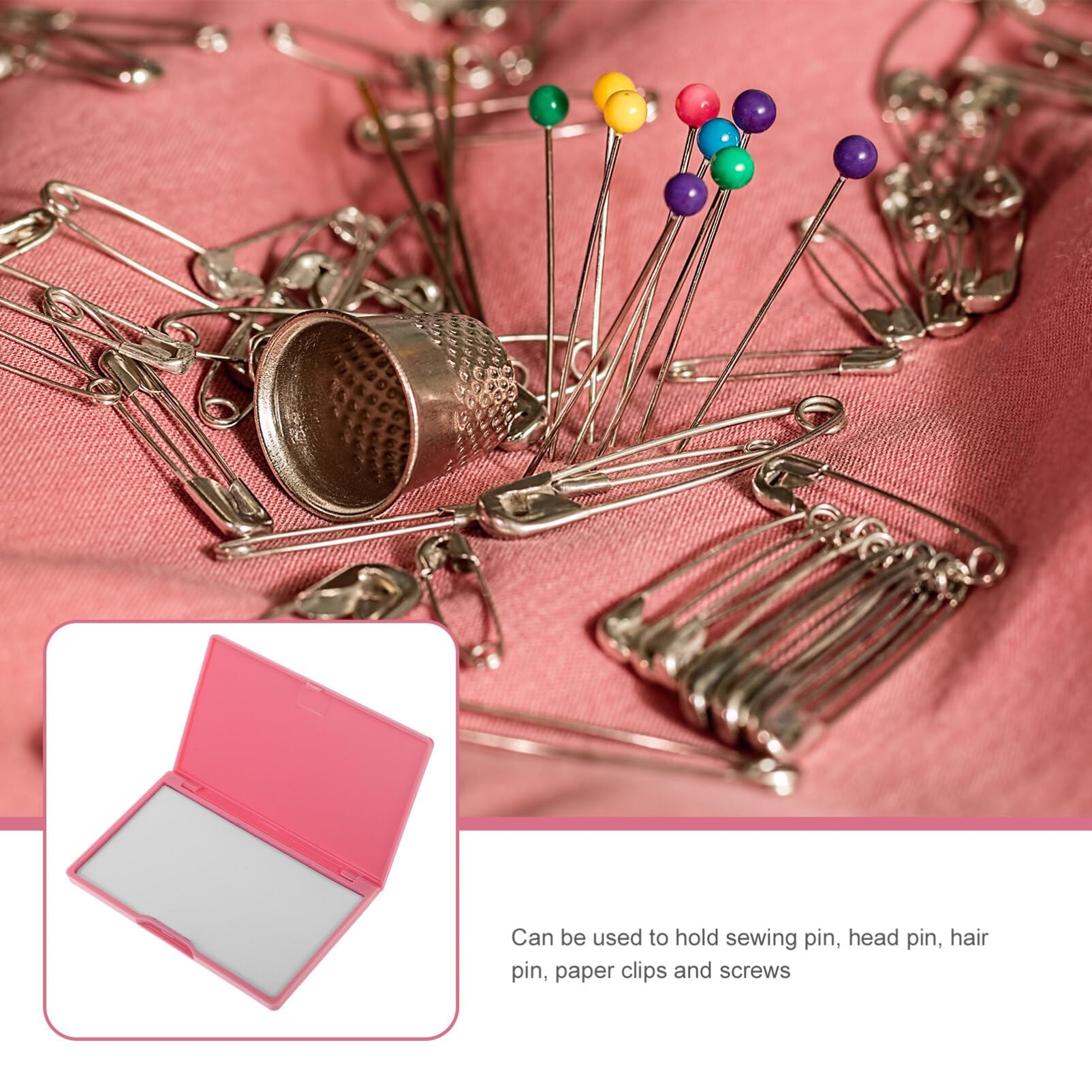 Sewing Needle Storage 2Pcs Magnetic Needle Case With 20 Sewing Needles Portable Travel Pin Box For Home Sewing Crafts Crossword Clue