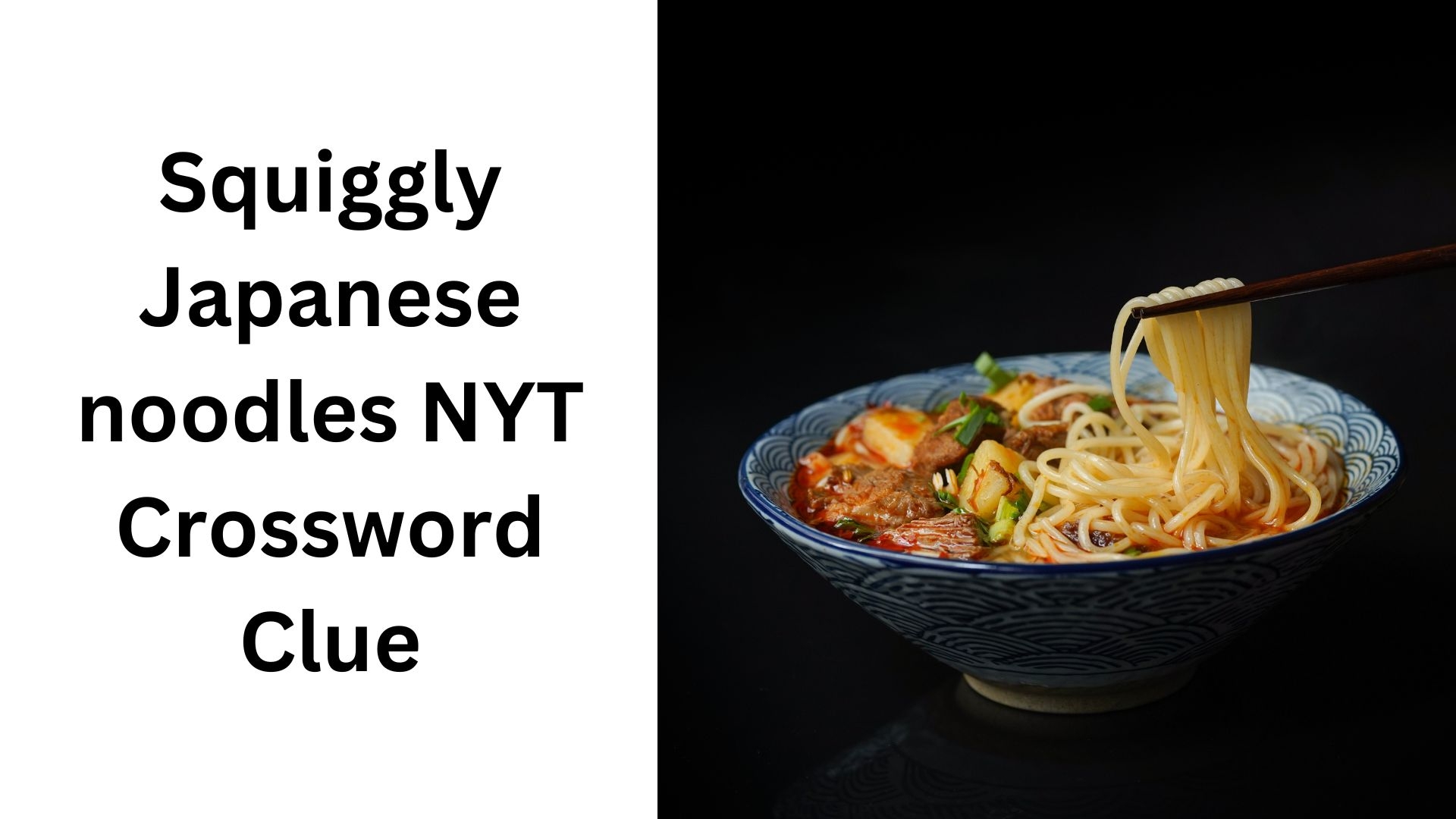 japanese noodle crossword