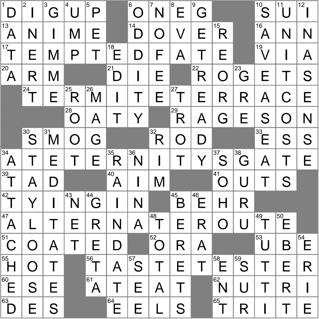 Beginning Crossword Clue