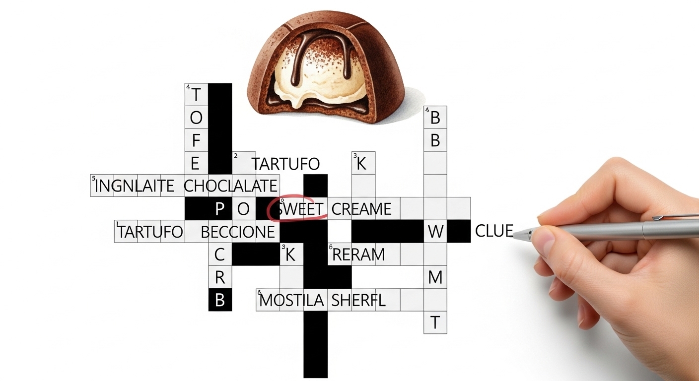Tartufo Ingredient Crossword